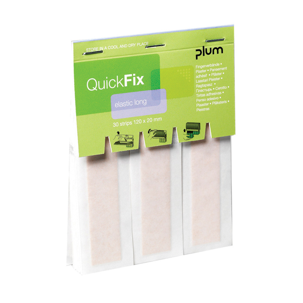 QuickFix® Nachfüllpack 12 x 2 cm elastic long 
