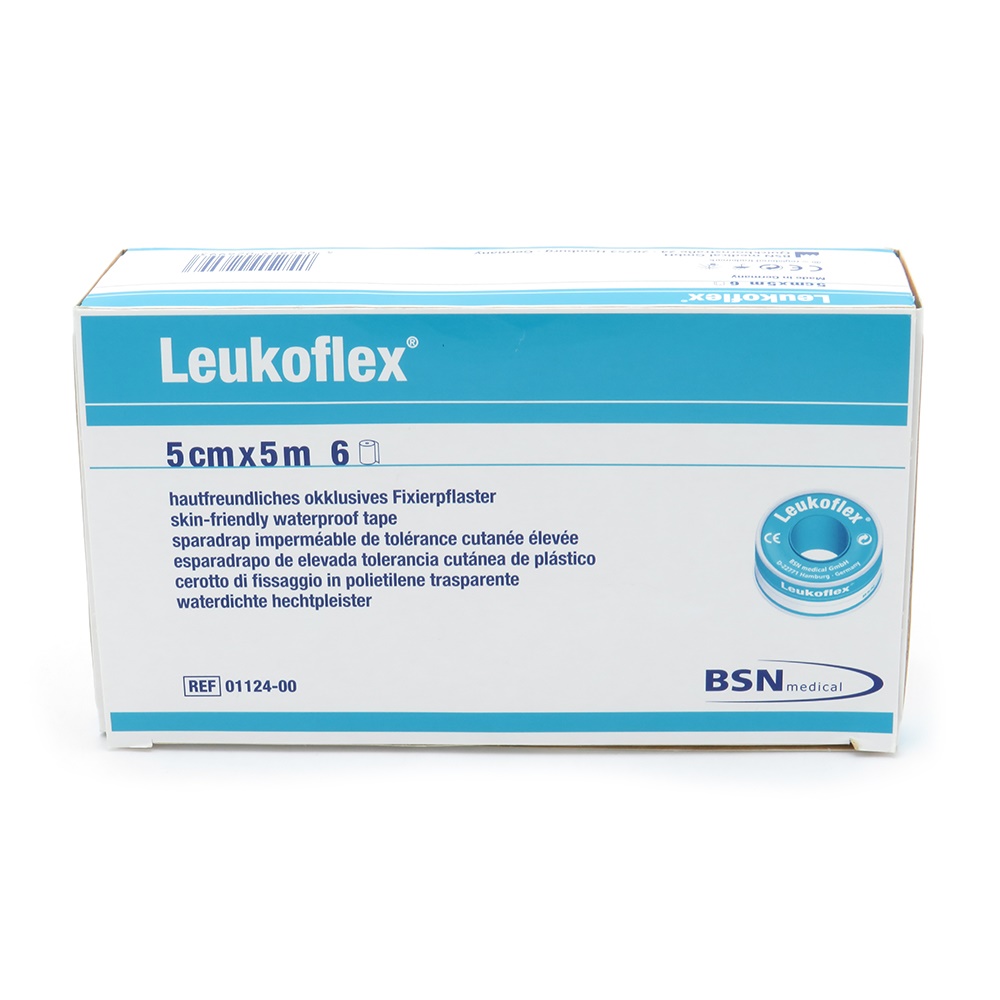 Leukoflex® 5 m x 5,00 cm, mit Schutzring