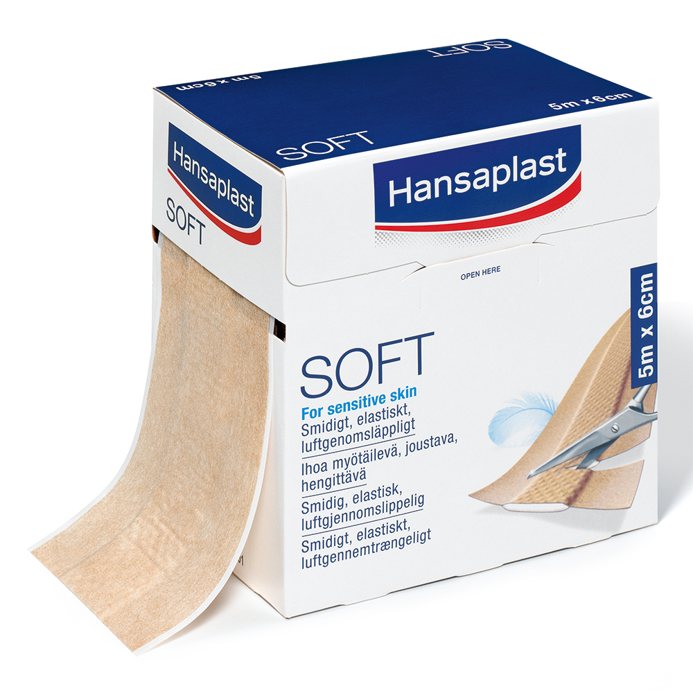 Hansaplast® SOFT 5 m x 6 cm