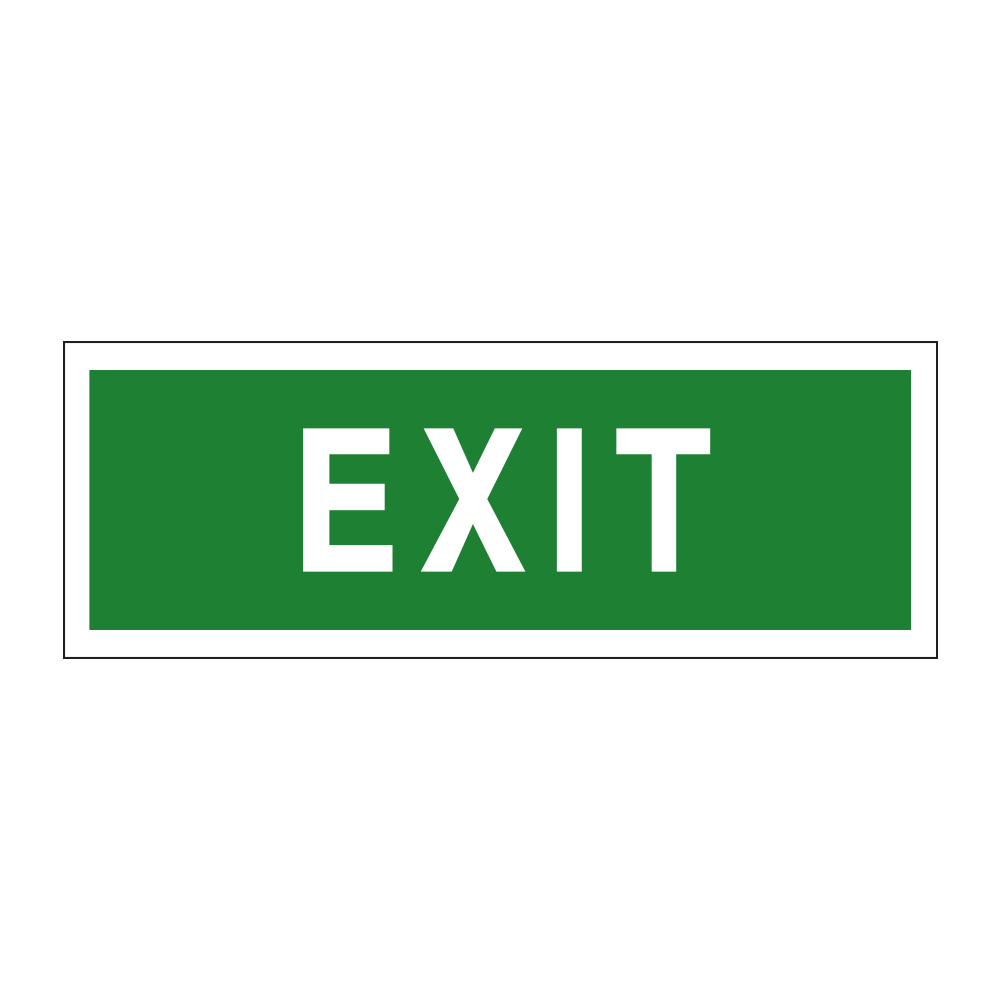 Schild KNS "EXIT" 297 x 105 mm