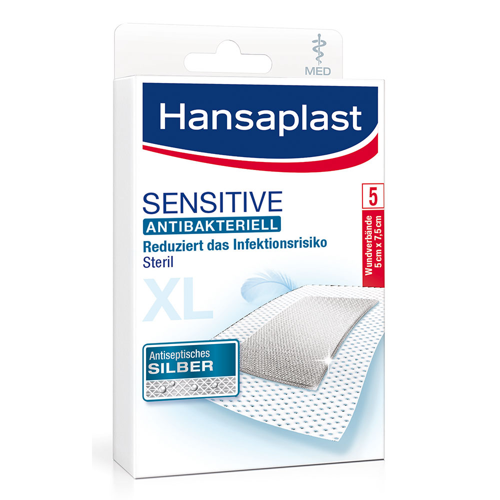 Hansaplast® MED Sensitive XL 5 Strips 5 x 7,5 cm