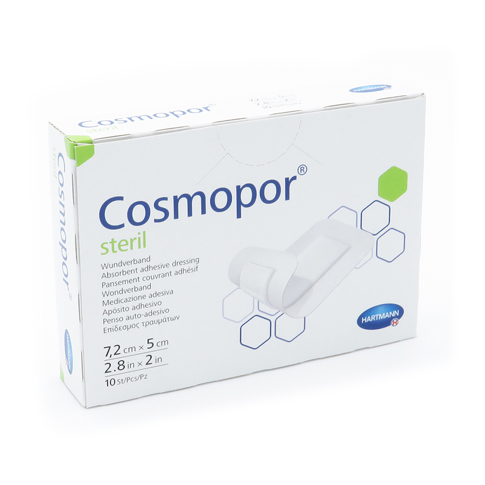 Cosmopor® steril, 7,2 x 5,0 cm (10 Stück)