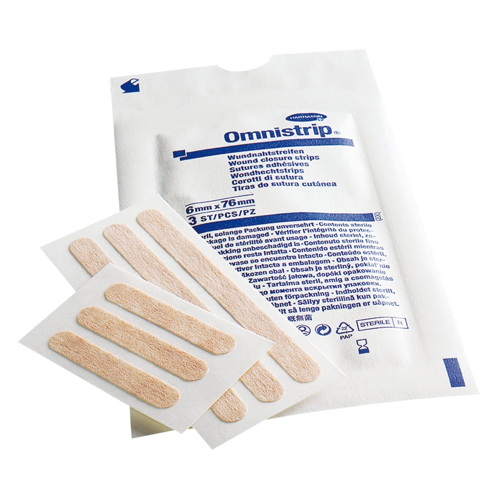 Omnistrip®, steril, hypoallergene, 76 x 6 mm