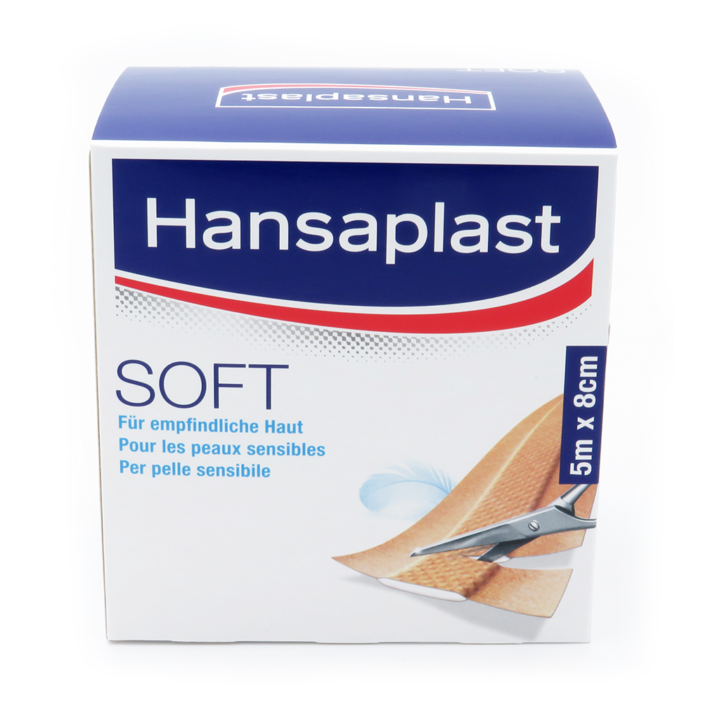 Hansaplast® SOFT 5 m x 8 cm