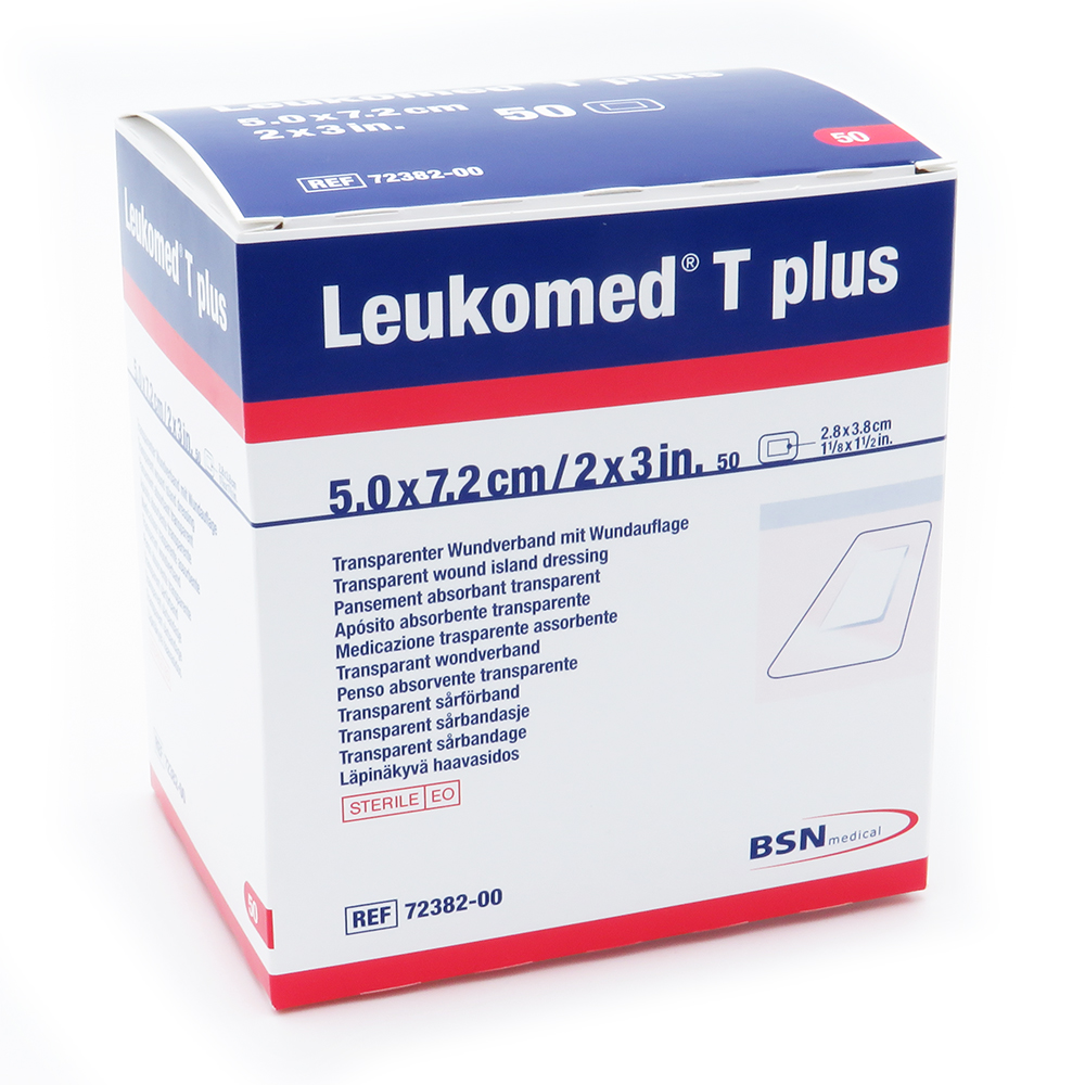 Leukomed® T plus, 7,2 x 5 cm (50 Stück)