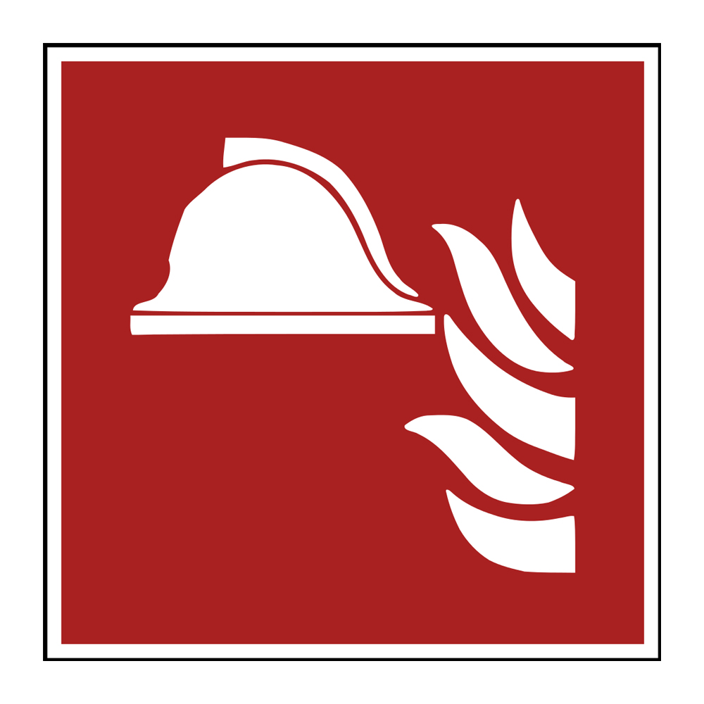 Schild KNS "Mittel Brandbek?mpfung 20 x 20 cm