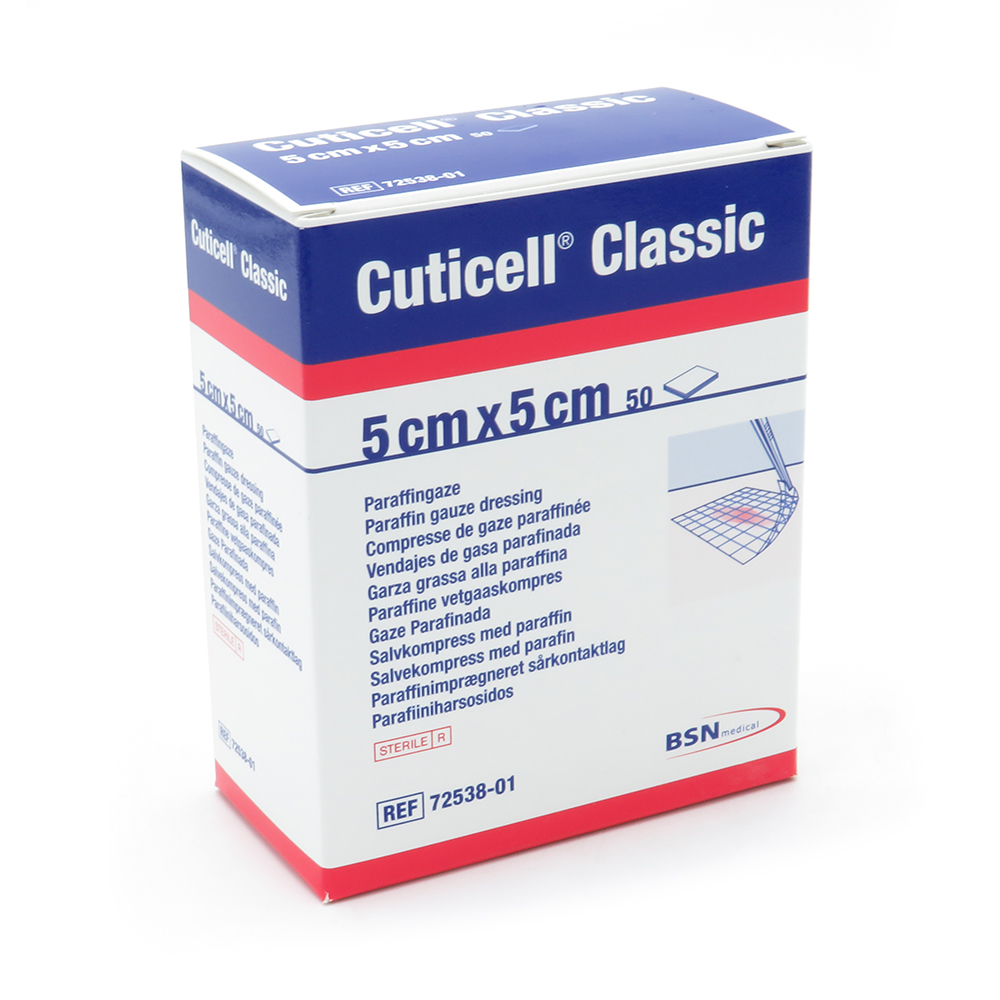 Cuticell® Classic Salbenkompresse 5 x 5 cm,50 STK