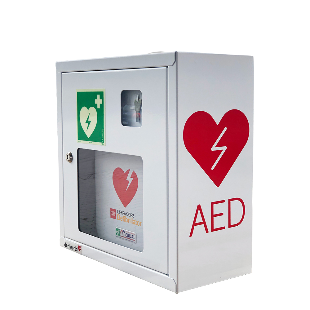 AED Wandschrank mit Alarmfunktion