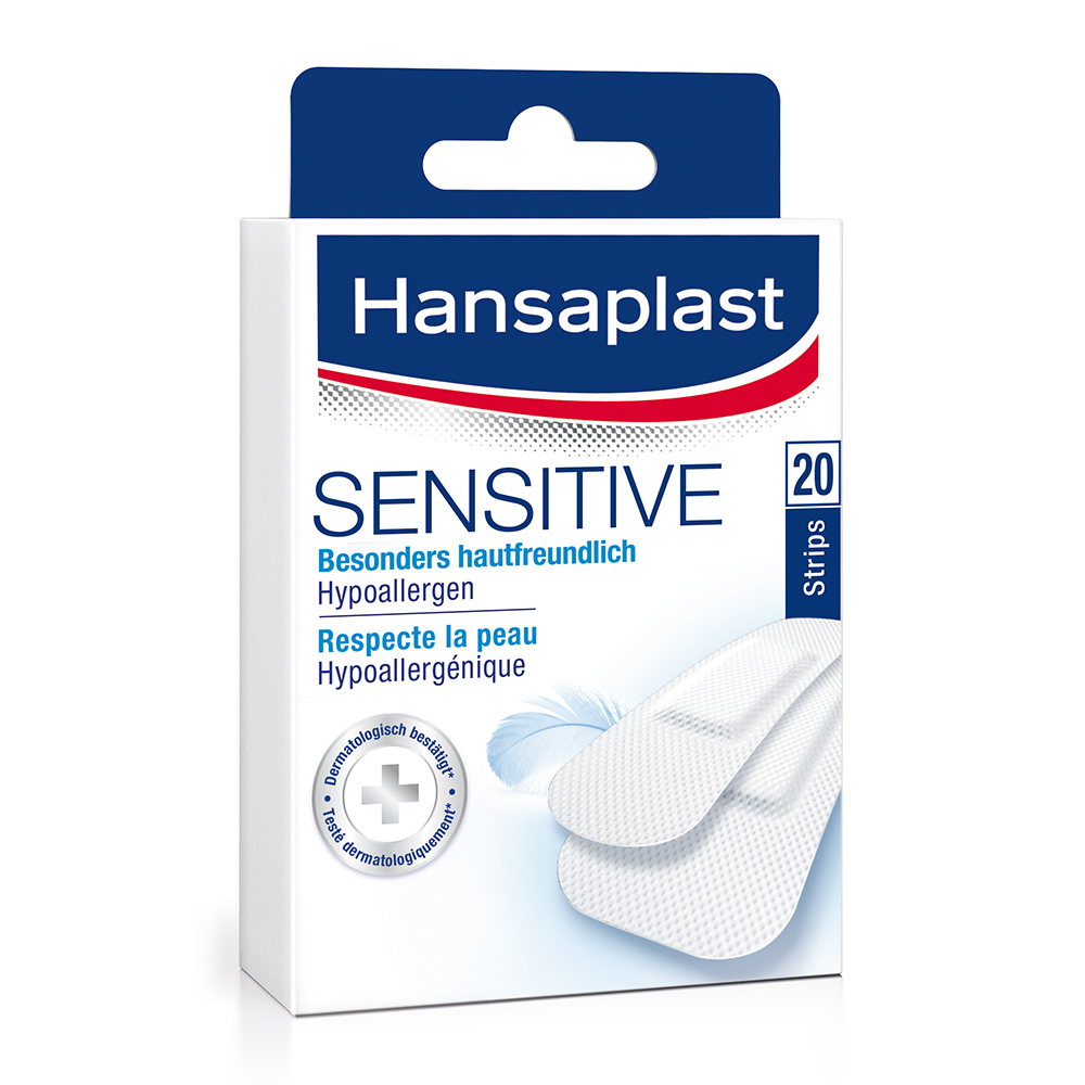 Hansaplast® Sensitive Strips, 20 Stück