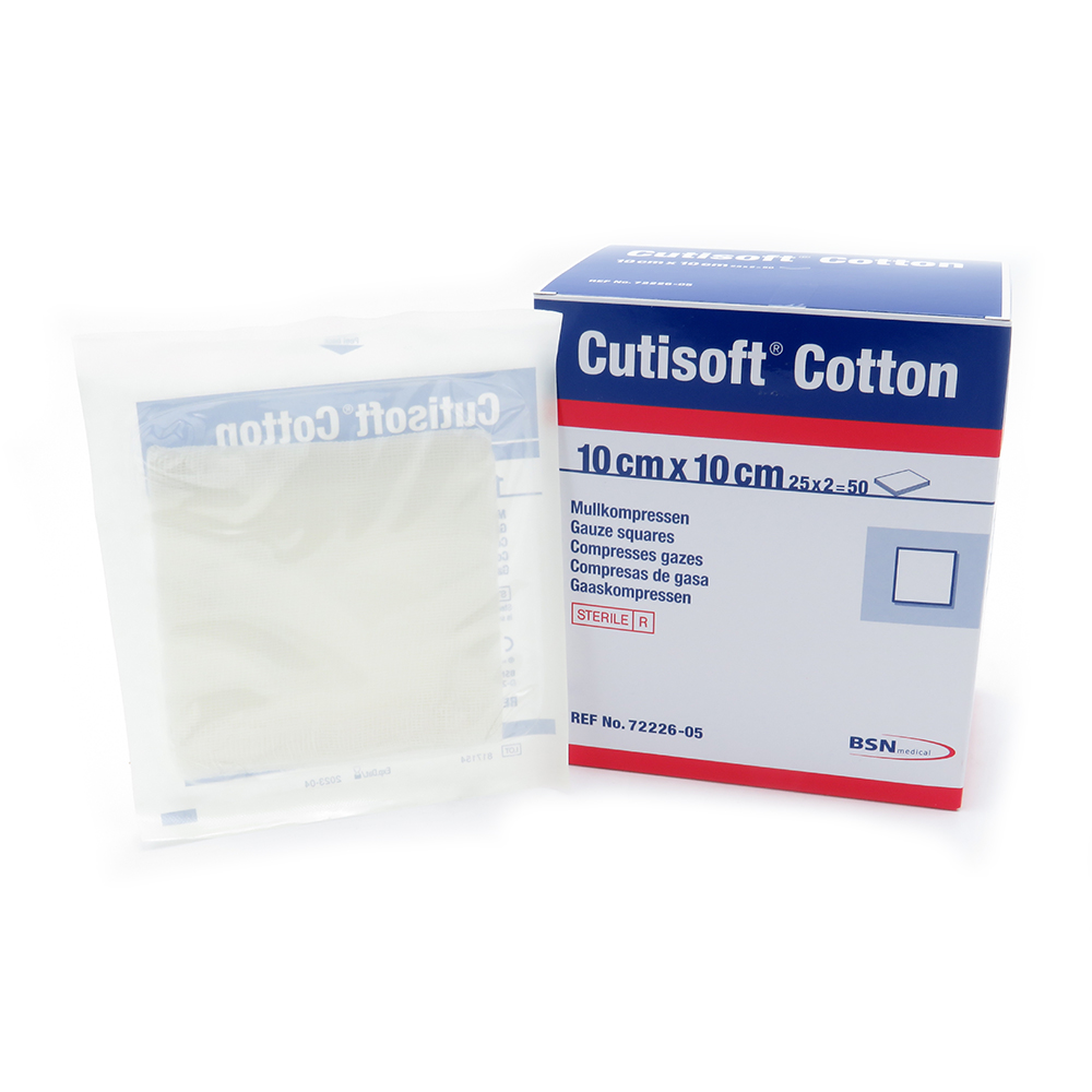 Cutisoft® Cotton 10 x 10 cm, steril
