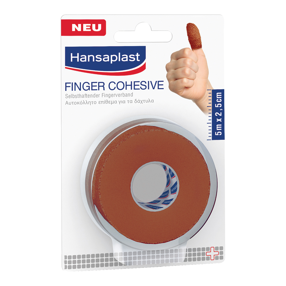 Hansaplast® Fingerverband 5 m x 2,5 cm, hautfarben