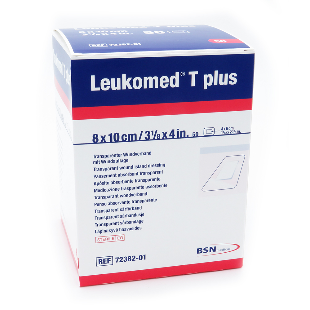 Leukomed® T plus, 8 x 10 cm (50 Stück)