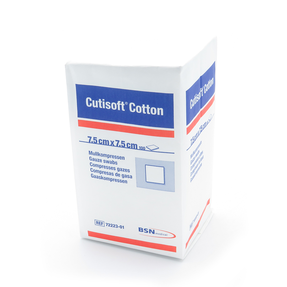 Cutisoft® Cotton 7,5 x 7,5 cm, unsteril