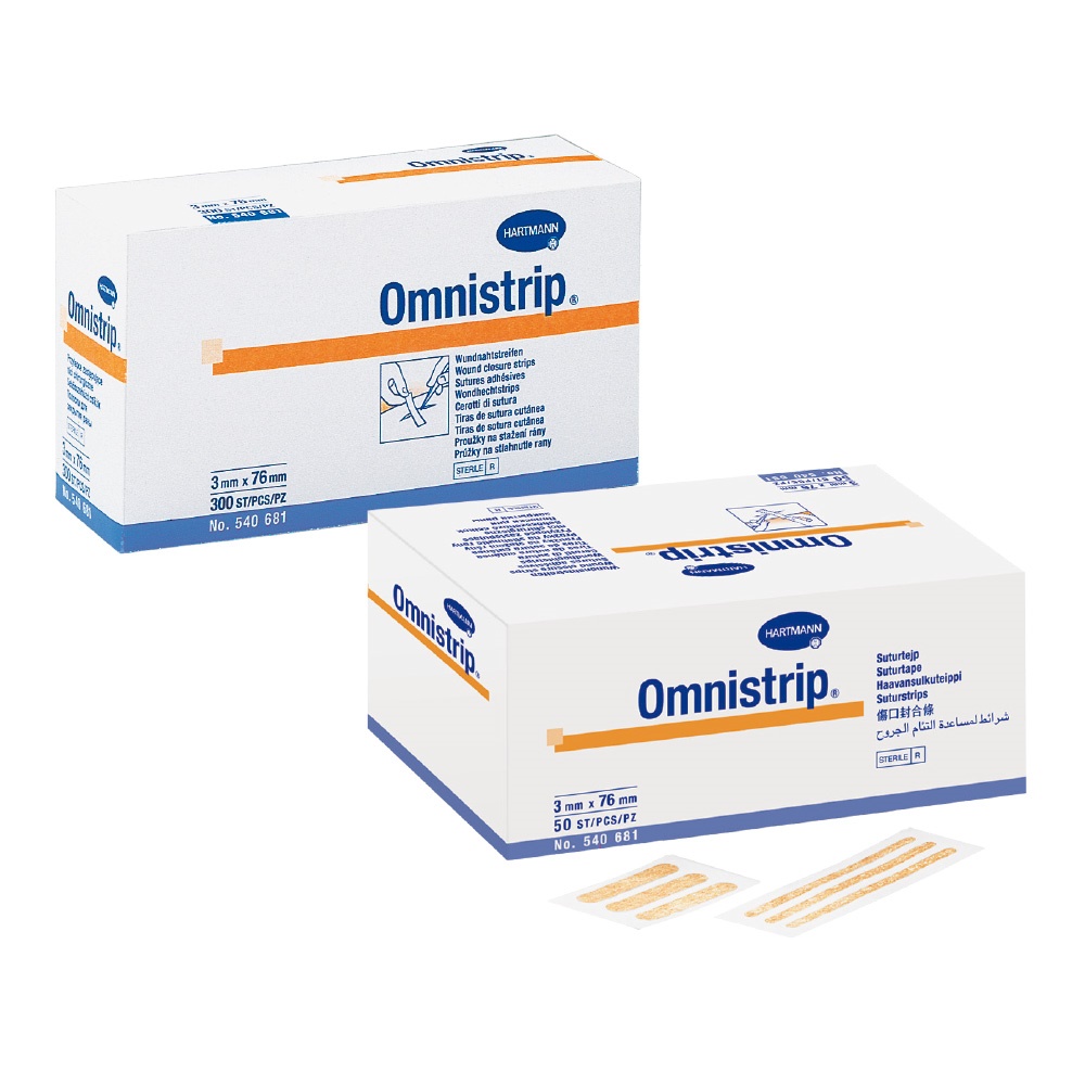 Omnistrip® steril, hypoallergene, 38 x 6 mm
