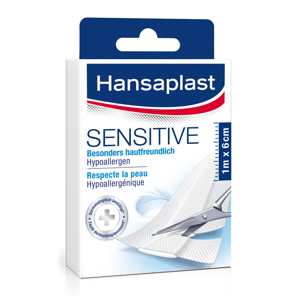 Hansaplast® Sensitive 1 m x 6 cm