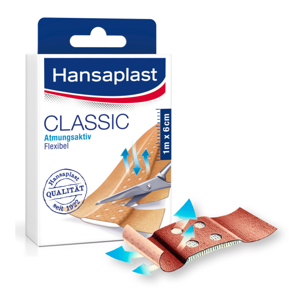 Hansaplast® CLASSIC 1 m x 6 cm