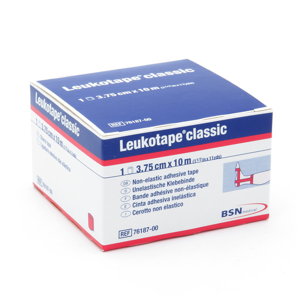 Leukotape® classic 10 m x 3,75 cm, 1 Rolle, rot