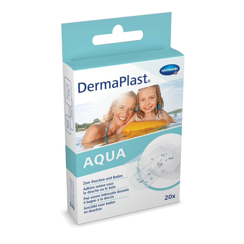 DermaPlast® Aqua Pflasterstrips, 3 Größen